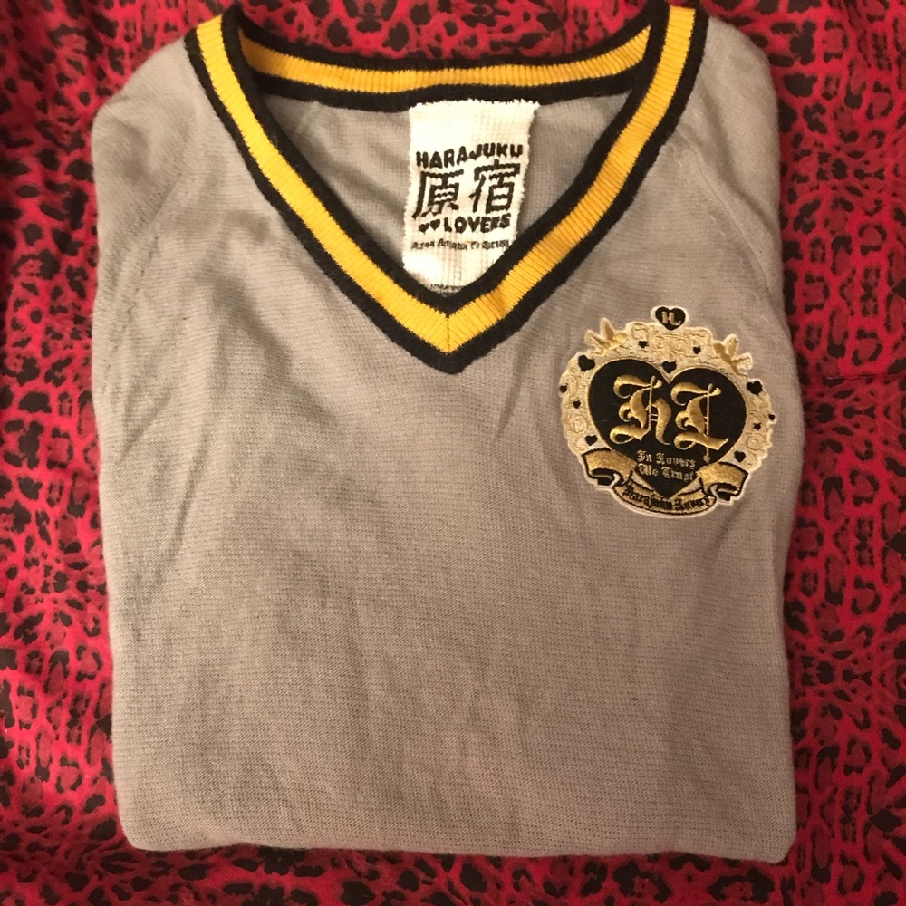 Harajuku Lovers Varsity Sweater size XL